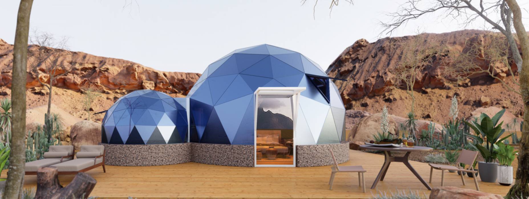 普安县球形智能光伏玻璃星空房